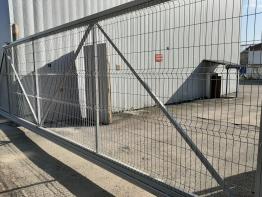 Въездные промышленные ворота в Иркутске, проем 7 метров